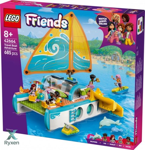 Klocki friends 42664 przygoda na łodzi LEGO