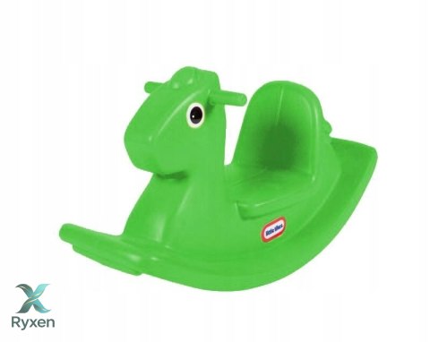 Koń na biegunach bujak zielony LITTLE TIKES