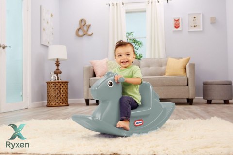 Koń na biegunach szary LITTLE TIKES