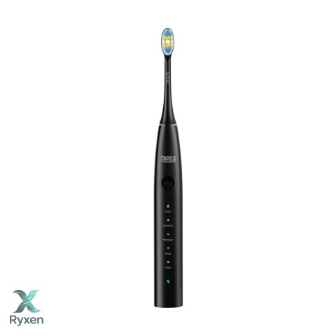 Soniczna szczoteczka do zębów TEESA SONIC 2 czarna , 5 trybów pracy, etui podróżne , USB typ C Teesa