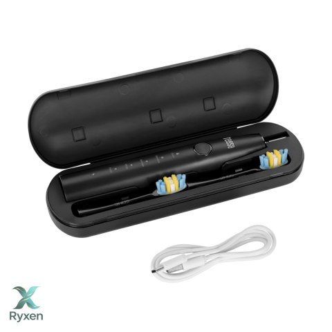 Soniczna szczoteczka do zębów TEESA SONIC 2 czarna , 5 trybów pracy, etui podróżne , USB typ C Teesa