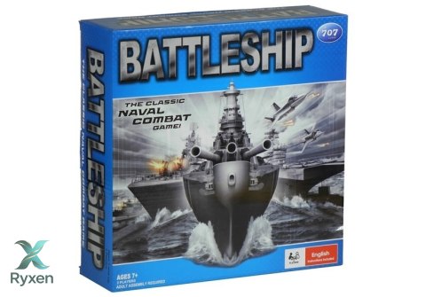 Strategiczna Gra w Statki Bitwa Morska 2 Walizki LEAN TOYS