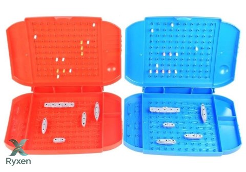 Strategiczna Gra w Statki Bitwa Morska 2 Walizki LEAN TOYS