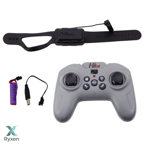 Wyścigówka Auto Sportowe Zdalnie Sterowana RC Efekt Dymu 2.4G Czarna LEAN TOYS
