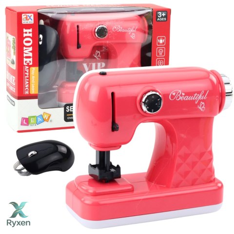 Zabawkowa Maszyna Do Szycia Z Myszką Dla Dzieci Światła Różowa LEAN TOYS
