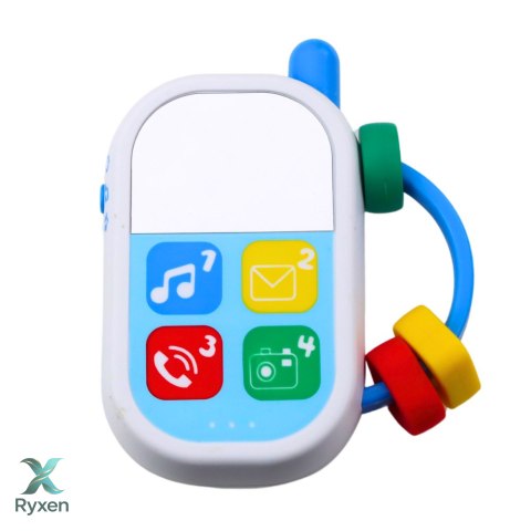 Zestaw Zabawek Muzycznych Dla Malucha Telefon Tamburyn Klawisze Dźwięki 3w1 LEAN TOYS