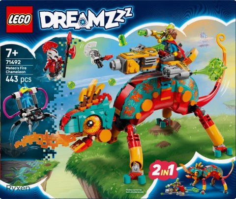 Klocki dreamzzz 71492 ognisty kameleon mateo LEGO