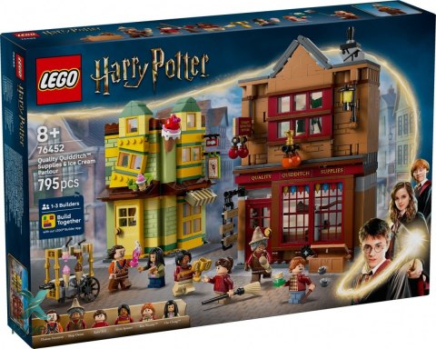 Klocki harry potter 76452 markowy sprzęt do quidditcha i lodziarnia LEGO