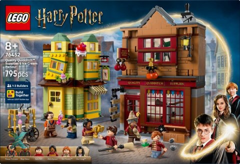 Klocki harry potter 76452 markowy sprzęt do quidditcha i lodziarnia LEGO