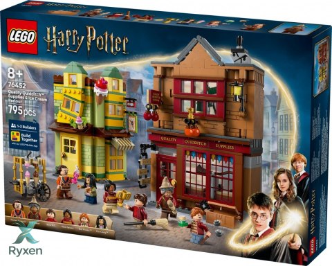Klocki harry potter 76452 markowy sprzęt do quidditcha i lodziarnia LEGO