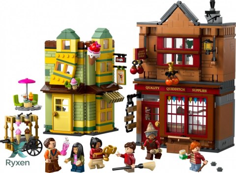 Klocki harry potter 76452 markowy sprzęt do quidditcha i lodziarnia LEGO