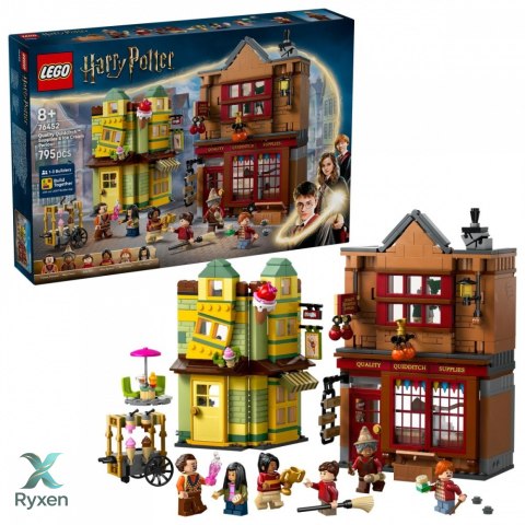 Klocki harry potter 76452 markowy sprzęt do quidditcha i lodziarnia LEGO