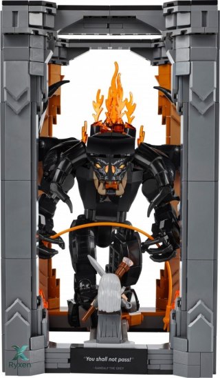 Klocki icons 10367 władca pierścieni: book nook z balrogiem LEGO