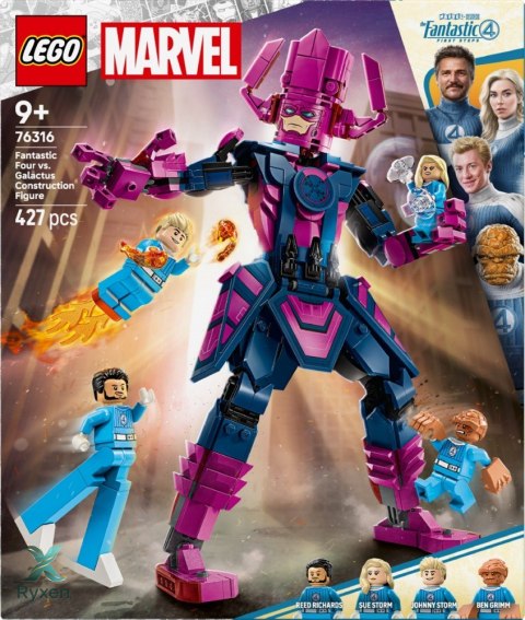 Klocki super heroes 76316 figurka fantastycznej czwórki kontra galactus LEGO