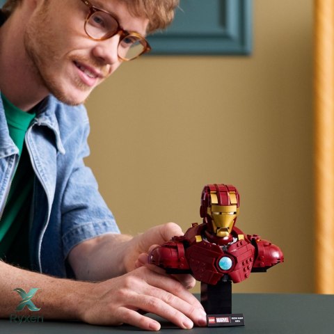 Klocki super heroes 76327 popiersie iron mana mk4 LEGO