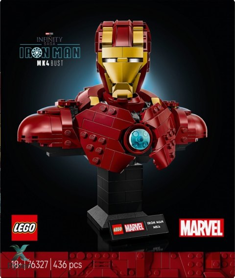 Klocki super heroes 76327 popiersie iron mana mk4 LEGO