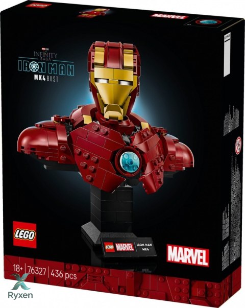 Klocki super heroes 76327 popiersie iron mana mk4 LEGO