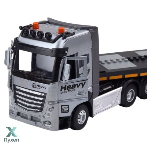 Laweta Z Koparką Zdalnie Sterowana RC Światła Dźwięki 1:24 LEAN TOYS