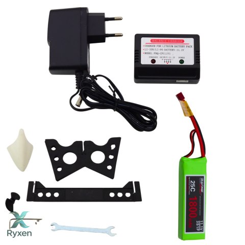 Łódź Motorówka FT012 Zdalnie Sterowana RC Czarna 50km/h 2.4G LEAN TOYS