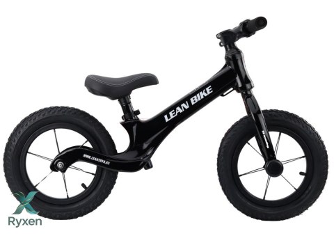 Rower Biegowy MAGNEZIO RS Rowerek Lekka Rama Magnezowa Czarny LEAN TRIKE