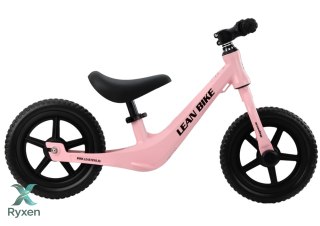Rower Biegowy MAGNEZIO Rowerek Lekka Rama Magnezowa Różowy LEAN TRIKE