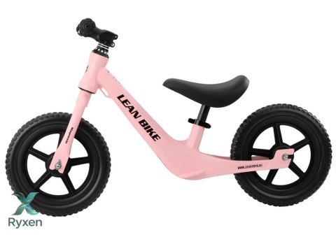 Rower Biegowy MAGNEZIO Rowerek Lekka Rama Magnezowa Różowy LEAN TRIKE