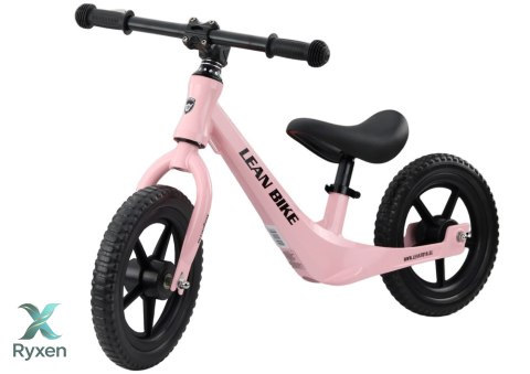 Rower Biegowy MAGNEZIO Rowerek Lekka Rama Magnezowa Różowy LEAN TRIKE