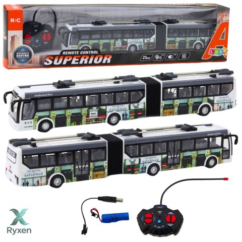 Trolejbus Miejski Zdalnie Sterowany RC Światła Transport Publiczny LEAN TOYS