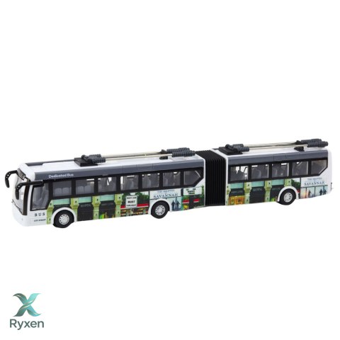 Trolejbus Miejski Zdalnie Sterowany RC Światła Transport Publiczny LEAN TOYS