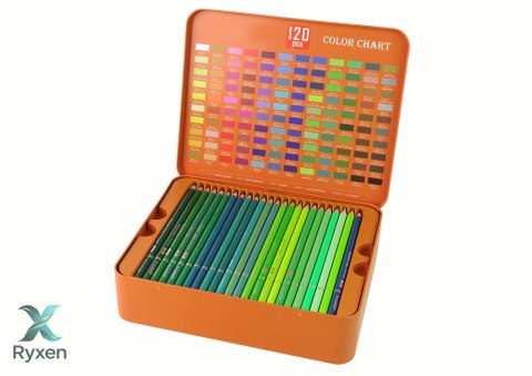 Zestaw Małego Artysty 120Szt. Kredek W Organizerze LEAN
