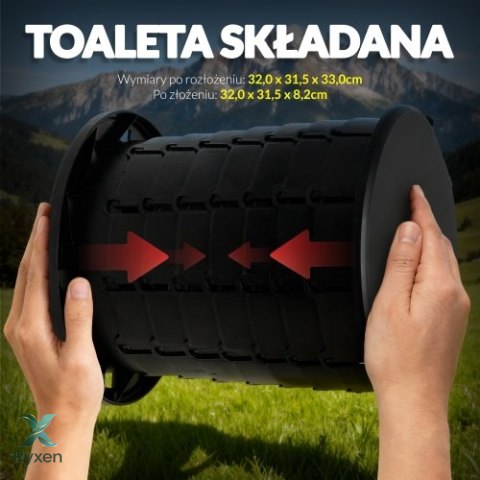CR 1041 Toaleta składana - przenośna |toaleta turystyczna | stołek turystyczny CAMRY