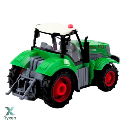 Ciągnik Traktor Rolniczy Zdalnie Sterowany RC Zielony 1:24 LEAN TOYS
