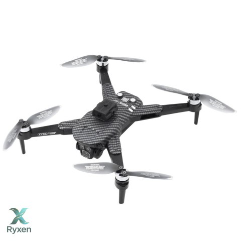 Dron Y329 Kamera HD WIFI Światła LED Aplikacja Czarny Karbonowy LEAN TOYS