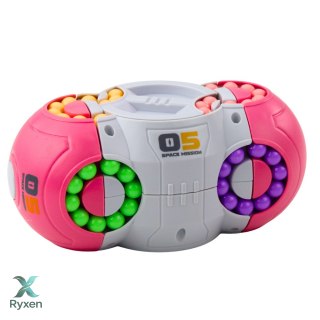 Gra Logiczna Układanka Ufo Magiczna Kapsuła Obrotowa Różowa LEAN TOYS