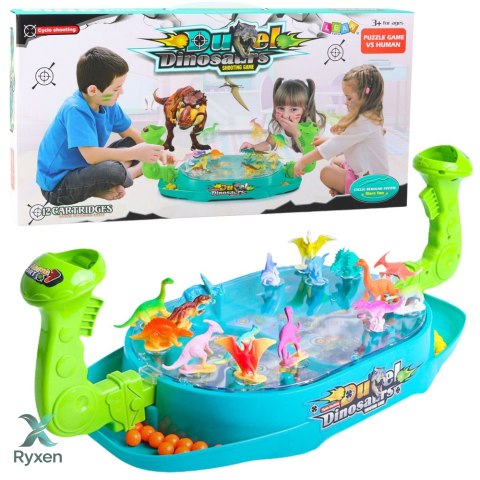Gra Zręcznościowa Piłkozaury Strącanie Dinozaurów Strzelanie LEAN TOYS