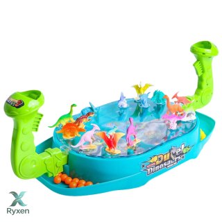Gra Zręcznościowa Piłkozaury Strącanie Dinozaurów Strzelanie LEAN TOYS