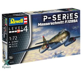 Model plastikowy samolot messerschmitt p.1099a-p-ser 1/72 REVELL