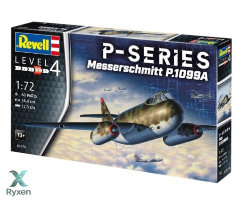 Model plastikowy samolot messerschmitt p.1099a-p-ser 1/72 REVELL