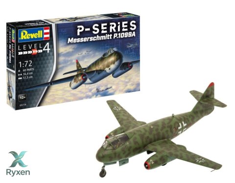Model plastikowy samolot messerschmitt p.1099a-p-ser 1/72 REVELL