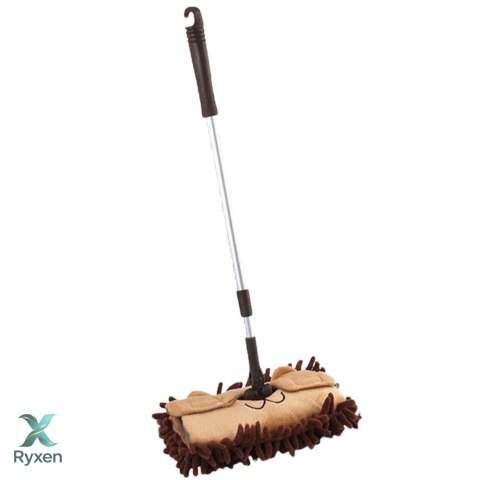Mop Dla Dzieci Z Rączką Teleskopową Zwierzątko Brązowy LEAN TOYS
