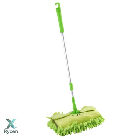 Mop Dla Dzieci Z Rączką Teleskopową Zwierzątko Zielony LEAN TOYS