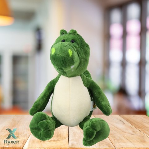 Pluszowa Maskotka Przytulanka Krokodyl Zielony 25cm LEAN TOYS