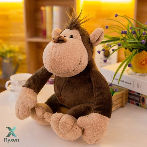 Pluszowa Maskotka Przytulanka Małpka Brązowa 25cm LEAN TOYS
