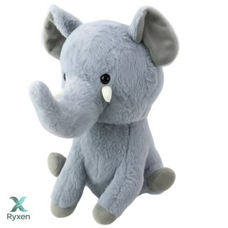 Pluszowa Maskotka Przytulanka Mały Słoń Szary 26cm LEAN TOYS
