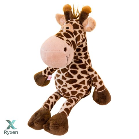 Pluszowa Maskotka Przytulanka Żyrafa Brązowa 28cm LEAN TOYS
