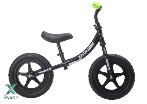 Rower Biegowy SPRINTO Rowerek Do Odpychania Czarny LEAN TRIKE