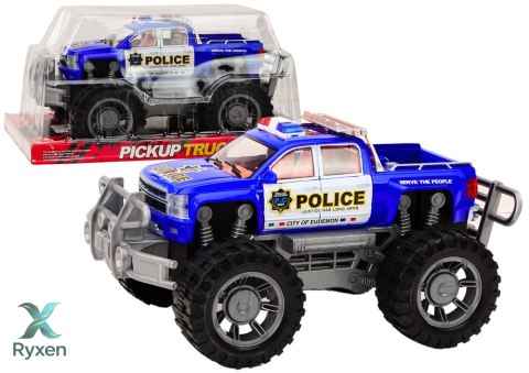 Samochód Policyjny Pickup Niebieski Terenowy Wóz Policji LEAN TOYS