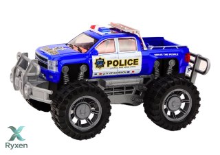 Samochód Policyjny Pickup Niebieski Terenowy Wóz Policji LEAN TOYS