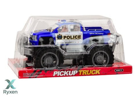 Samochód Policyjny Pickup Niebieski Terenowy Wóz Policji LEAN TOYS