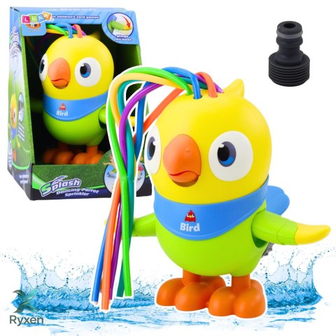 Zabawka Wodna Fontanna Papuga Ruchome Elementy Żółta LEAN TOYS